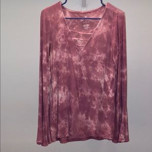 American Eagle tie dye shirt